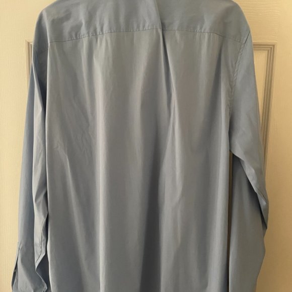 Men's Theory Light Blue Button Down Dress Shirt Size XL - Picture 4 of 4